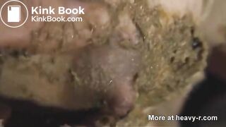 Extreme scat BDSM t0rture feeding - video 2