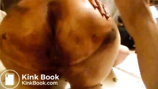 Big booty lady getting shit fucked really good