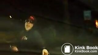 ... Marie Shitting at a gas station