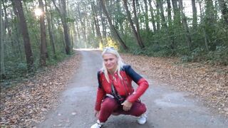 Caught Shitting by Couple