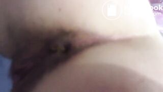 Girl Takes Closeup Poop