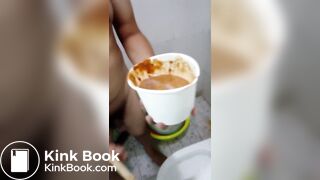 Chinese slave in toilet