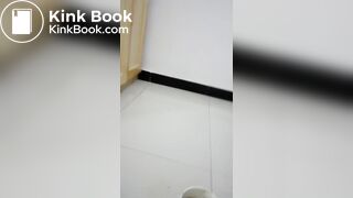 Chinese slave in toilet