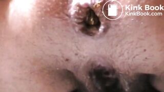 Granny pissing and pooping