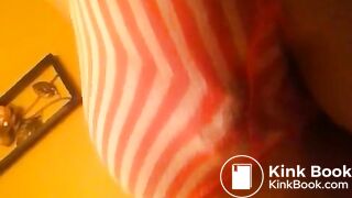 Cute amateur girl pooping in her pants