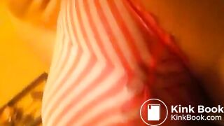 Cute amateur girl pooping in her pants