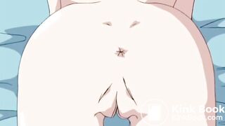 Green haired maid gets enema![Scat Hentai]