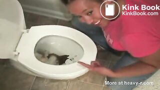 Three girls shitting