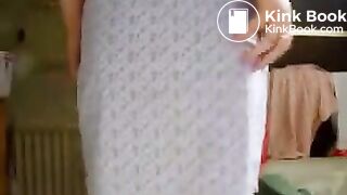 Hot Housewife pooping in her panties