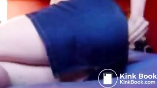 blue panty poop - video 2