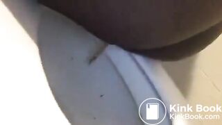 Ebony wet diarrhea
