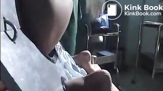 She really needed that enema; a huge release of constipated poop