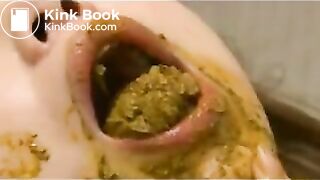 Asian Girl Loves Eating Her Shit