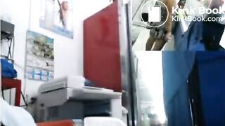 Latina girl dildo scat in grocery store