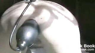 inflated dildo with scat