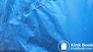 Girl spied shitting in tent