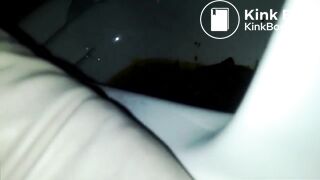 Asian Girl Diarrhea on the Toilet