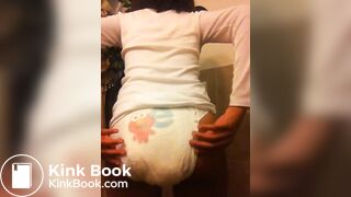 Black Girl Poops in Diaper 2