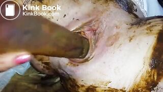 pussy filled with shit