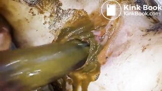 pussy filled with shit