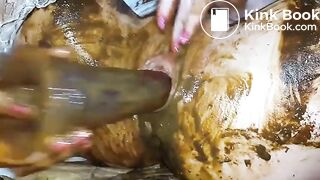 pussy filled with shit