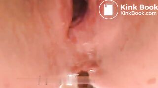 amateur girl poops huge load