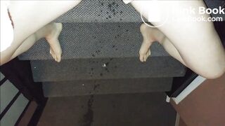 Girl Goes in Hallway of Her Apartment