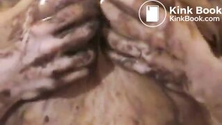 Lesbian scat smearing