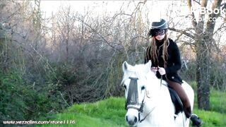human toilet horseback