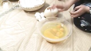 Two geisha women in lesbian scat play - part 1