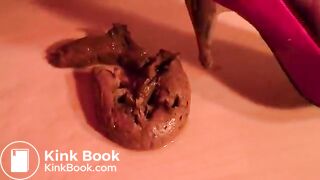 she licks her hells full of shit