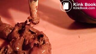 she licks her hells full of shit