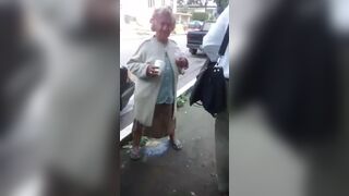 Latina Granny makes shitty mess