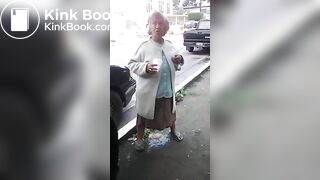 Latina Granny makes shitty mess