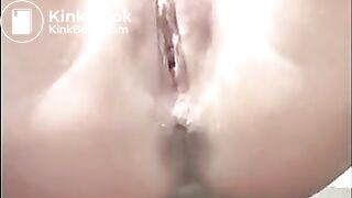 Hot blonde girl shitting outdoors 2