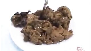 Eating her own shit - video 3