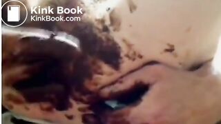 messy masturbating
