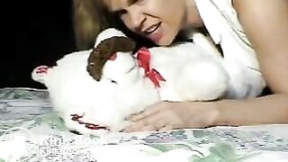 Pooping on the Teddy Bear