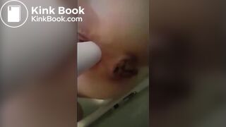 Girl poops and then comes