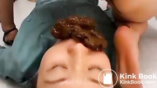 Be astonished how much small Jap girls can shit!