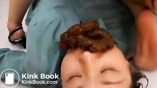 Be astonished how much small Jap girls can shit!