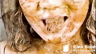 Hot Asian Covered In Shit!