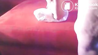 BBW taking a shit on couch