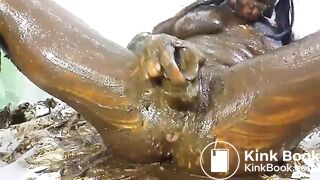 Slut COVERED in shit