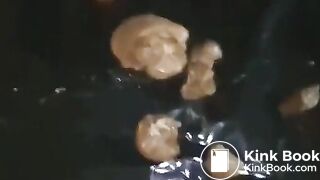 Thick blonde shitting!!