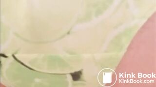 Short panty poop with nice sounds