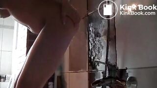 enema and piss on the wall