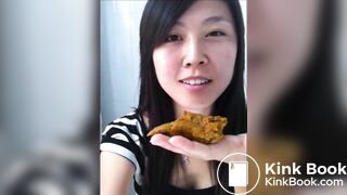 AMATEUR - Hot Chinese Girl Eats Her Shit 3!