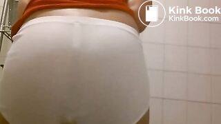 Naughty babe pooped herself