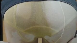 Huge Enema Panty Poop